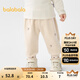巴拉巴拉【榮信樂(lè )樂(lè )趣IP】巴拉巴拉寶寶長(cháng)褲女童冬季運動(dòng)褲可愛(ài)加絨保暖 淺駝50017 100
