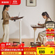 家逸移動(dòng)升降桌站立式工作臺實(shí)木床邊桌折疊電腦桌可移動(dòng)辦公桌書(shū)桌子
