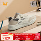 361°運(yùn)動(dòng)鞋男秋冬季革面增高厚底休閑通勤老爹跑步鞋子男672446727-2