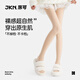 JKN膚色光腿神器女秋冬【裸感加絨】發(fā)熱保暖加厚肉色踩腳襪打底褲襪