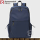 羅梅達爾（Rommedal）雙肩包男背包男防水大容量帆布輕便旅行包電腦包學(xué)生書(shū)包雙肩背包 藍色 （高43x長(cháng)30x寬13cm）