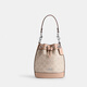 蔻馳（COACH）女包Dempsey 14經(jīng)典老花女款水桶包單肩斜挎包【正品保證】 櫻花粉CW299SVPWH