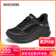 斯凱奇（Skechers）女鞋2025新款秋季厚底閃穿一腳蹬軟底百搭休閑運動(dòng)鞋糕糕鞋117526
