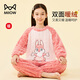 貓人女童睡衣兒童法蘭絨家居服女孩中大童套裝 可愛(ài)狐貍 130