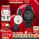 安普里奧·阿瑪尼（Emporio Armani）手表男士女士滿(mǎn)天星鑲鉆時(shí)尚休閑機械情侶表情人節生日禮物送女友 AR60032+AR60020
