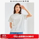 佐丹奴T恤女純棉親膚氣質(zhì)小衫女舒適寬松小高領(lǐng)t恤女短袖05322396