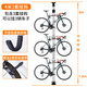 微騎自行車(chē)掛架免打孔穩定承重易安裝頂天立地墻壁架展示架掛鉤立式 【加強加粗】4米款配3付鋁掛鉤