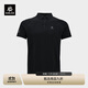 凱樂(lè )石速干POLO衫男子戶(hù)外防曬吸濕排汗透氣商務(wù)休閑快干運動(dòng)T恤 玄青黑 L
