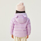 紅豆童裝90絨兒童連帽羽絨服輕薄男女童冬季保暖外套小童  紫色 110
