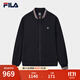 FILA 斐樂(lè )官方男士梭織外套2025冬新款時(shí)尚簡(jiǎn)約商務(wù)休閑舒適夾克 傳奇藍-NV XL 180/100A/XL