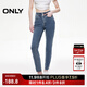 ONLY2025秋季新款通勤風(fēng)毛邊高腰小腳褲九分褲牛仔褲女|125149022 J33 350水洗牛仔藍(lán) M M標(biāo)準(zhǔn)褲長(zhǎng)