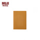 無(wú)印良品（MUJI）PVC封面月周記筆記本/2025年12月開(kāi)始 本子 日記本 記事本 日程本圣誕節禮物 88張/芥末黃/A6