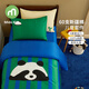 銘都寶貝兒童四件套男孩純棉床上用品三件套全棉男童床品四件套 熊貓仔仔 熊貓仔仔 60支 貢緞 1.5m 床笠款 四件套200*230cm