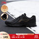 李寧運動鞋男鞋輕便透氣網(wǎng)面緩震跑步鞋黑色低幫軟底休閑慢跑鞋 【秋冬款防護革面】黑色(109款)-5 加絨 42