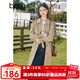 百圖betu女裝秋季新款風(fēng)衣小眾氣質(zhì)款中長(cháng)款時(shí)髦風(fēng)衣女2308T58 卡其 L