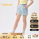 巴拉巴拉童裝兒童短褲女童2025夏裝牛仔休閑中大童褲子208225110002