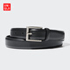 優(yōu)衣庫男裝女裝皮帶/腰帶商務(wù)通勤休閑26春夏新款481621 478293 481621/09黑色 110cm /L