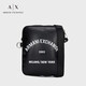 阿瑪尼ARMANI EXCHANGE【禮物】AX男士徽標紋理感斜挎包