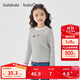 巴拉巴拉balaOne兒童t恤男女寶長(cháng)袖上衣打底衫2025秋裝彈力萌208325100201
