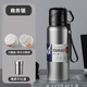 聚莜家大容量保溫杯316男士不銹鋼茶水分離杯水杯雙蓋水杯車(chē)載商務(wù)杯 商務(wù)銀【茶水分離網(wǎng)】-820ML
