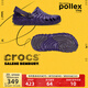 CROCS卡駱馳Salehe Bembury x Crocs 指紋洞洞鞋|207393 黑加侖紫-5BC 43 (270mm)