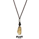 恒久葉FLUT黃水晶吊墜項鏈可調節男女同款復古毛衣鏈 可調節長(cháng)度