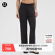 lululemon丨Softstreme? 女士高腰珠地闊腿褲 *常規偏短 LW5HHQS 黑色 L
