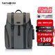 新秀麗（Samsonite）休閑時(shí)尚雙肩包電腦包15.6英寸男女背包反光材質(zhì)牛皮革TM7*013