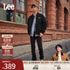 Lee【張凌赫代言】中腰錐形日常顯瘦經(jīng)典五袋款男牛仔褲休閑潮流 黑色(731舒適錐形版型） 32 (140-150斤可選)