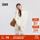 森馬（Semir）毛衣女冬季oversize小狗提花圓領(lǐng)軟糯毛衫慵懶風(fēng)溫柔甜美上衣 白色調00311 M