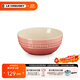 酷彩（Le Creuset）炻瓷盤(pán)創(chuàng  )意沙拉水果菜盤(pán)家用湯碗 13.5/14cm湯碗水果沙拉個(gè)人家用 14厘米湯碗橙紅色