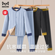 貓人（MiiOW）100%羊毛校服神器內膽棉衣男大童女童兒童保暖內衣套裝加絨加厚