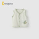 童泰（TONGTAI）嬰兒馬甲春秋季純棉男女寶寶衣服兒童背心坎肩馬夾馬夾綠色73cm