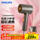 飛利浦（PHILIPS）【新年元旦禮物】電吹風(fēng)機家用大功率 恒溫速干 發(fā)廊沙龍專(zhuān)業(yè)級負離子吹風(fēng)筒 【黑金筒】BHD321/05
