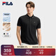 FILA 斐樂(lè )官方領(lǐng)航POLO短袖t恤2025年夏季時(shí)尚休閑涼感上衣男子針織衫