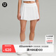 lululemon丨Side-Pleat 女士側邊褶飾高腰網(wǎng)球裙 LW8AFCS 白色 XS /4