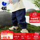 迷你巴拉巴拉男女童褲子2025春秋新品彈力兒童直筒牛仔褲長(cháng)褲