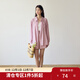 獨束大碼女裝【松弛主義】時(shí)髦自在慵懶感套裝夏日休閑微胖MM顯瘦 霧粉色-短褲 L (尺碼：2)