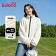 班尼路（Baleno）潮流立領(lǐng)搖粒絨外套2025女冬季戶(hù)外防寒保暖簡(jiǎn)約輕奢顯高長(cháng)袖上衣