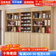 雅仕邦  煙柜展柜貨柜紅酒柜展示架酒架超市貨柜展示柜陳列柜貨柜架 淺胡桃色 長(cháng)160*深40*高220cm