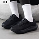 安德瑪（Under Armour）女鞋跑步鞋 25冬季新款運動(dòng)鞋戶(hù)外跑步休閑鞋輕便緩震透氣跑鞋 【幻夜黑】輕盈支撐 37.5 (235mm)