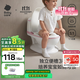 babycare馬桶坐便器蹲便器兒童馬桶仿真馬桶坐便圈2-6歲寶寶便盆維爾粉