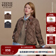 Teenie Weenie【趙露思同款】小熊棉服2025秋新款焦點(diǎn)巴恩夾克外套 深棕色 S