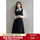 獨束大碼女裝優(yōu)雅甜美氛圍感時(shí)尚套裝女法式小香風(fēng)外套連衣裙兩件套 連衣裙 L