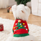 嬉皮狗（hipidog）新品冬季圣誕風(fēng)泰迪博美狗狗衣服保暖毛衣馬甲衣服寵物小型犬衣服 德羅紅 L（建議體重10-14斤）
