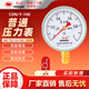 紅旗CON/Y-100普通壓力表徑向安裝水油液壓表水暖消防0-1MPa精度1.6級