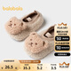 巴拉巴拉地板襪防滑點(diǎn)膠冬季加厚加絨嬰幼兒保暖襪子學(xué)步不滑208424172204