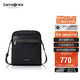 新秀麗（Samsonite）單肩包商務(wù)牛皮斜挎包男士胸包腰包大容量生日禮物 45Q