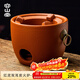 容山堂紅泥炭火爐戶(hù)外圍爐煮茶烤火爐套裝煮茶壺家用燒水壺煮茶爐 紅泥雙耳炭火爐-圓滿(mǎn)