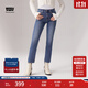 Levi's李維斯冬暖系列女士724高腰修身美式直筒牛仔褲 中藍色 26 (28)